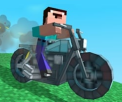 Nubik Rides a Motorcycle